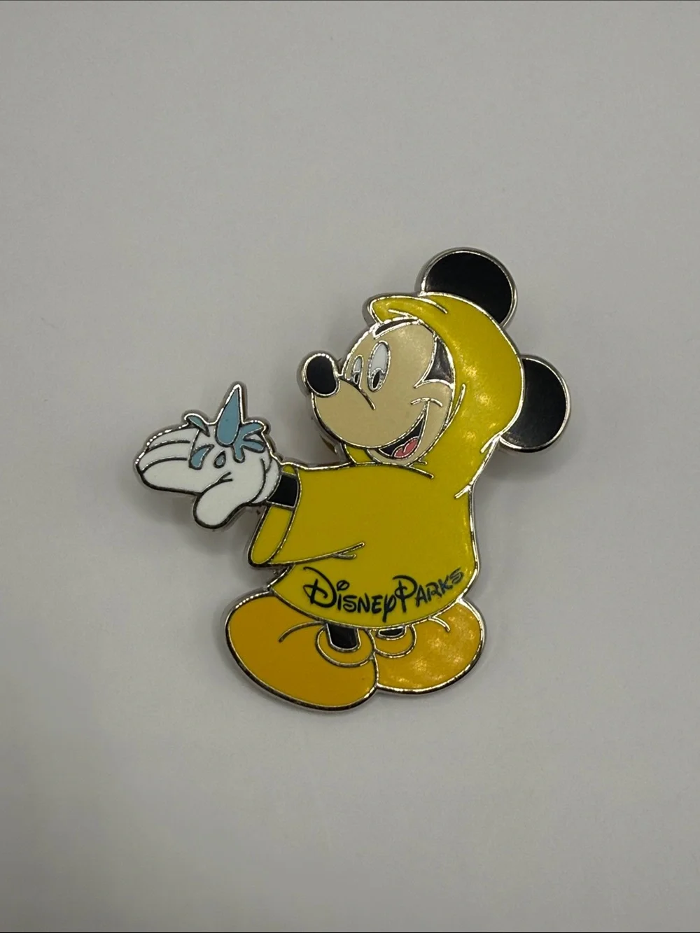 Disney Parks Mickey Mouse Rainy Yellow Collector’s Trading Pin